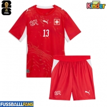 Schweiz Ricardo Rodriguez #13 Heimtrikotsatz Kinder WM 2026 Kurzarm (+ Kurze Hosen)